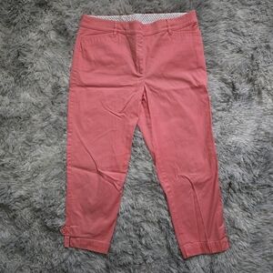 Talbots Perfect Crop Coral Capris